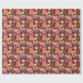 Floral achtergrond 2 cadeaupapier (Vlak)