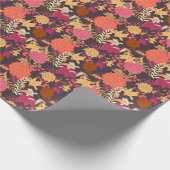 Floral achtergrond 2 cadeaupapier (Hoek)