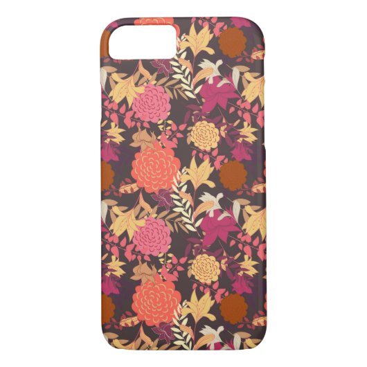 Floral achtergrond 2 Case-Mate iPhone case (Achterkant)