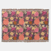 Floral achtergrond 2 deken (Voorkant)
