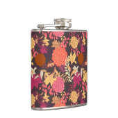 Floral achtergrond 2 heupfles (Rechts)