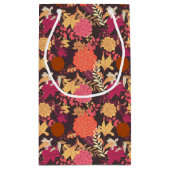 Floral achtergrond 2 klein cadeauzakje (Achterkant)