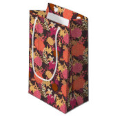 Floral achtergrond 2 klein cadeauzakje (Voorkant Gekanteld)