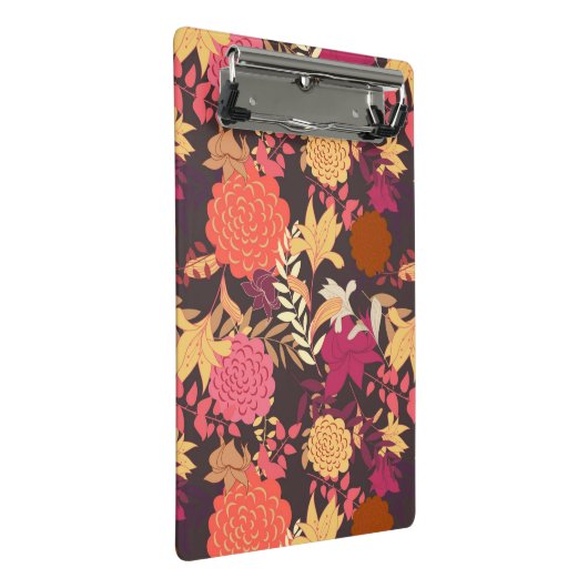 Floral achtergrond 2 mini klembord (Schuin)