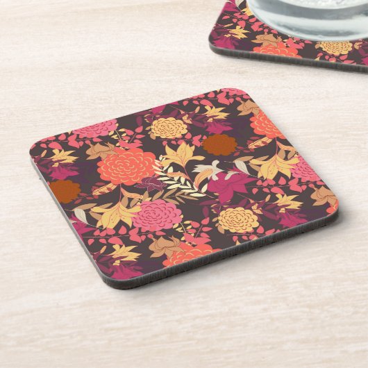 Floral achtergrond 2 onderzetter (Linkerzijde)