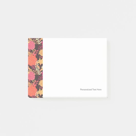 Floral achtergrond 2 post-it® notes (Voorkant)