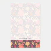 Floral achtergrond 2 post-it® notes (Voorkant)