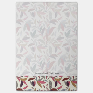 Floral achtergrond 2 post-it® notes