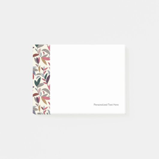 Floral achtergrond 2 post-it® notes (Voorkant)
