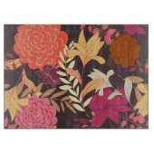 Floral achtergrond 2 snijplank (Voorkant)