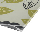 Floral achtergrond 2 snijplank (Hoek)