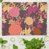 Floral achtergrond 2 theedoek (Gevouwen)