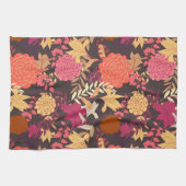 Floral achtergrond 2 theedoek (Horizontaal)