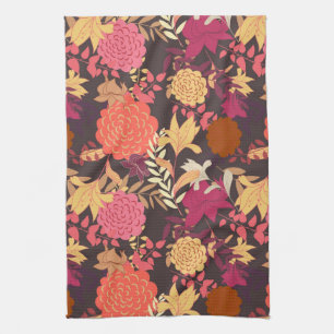 Floral achtergrond 2 theedoek