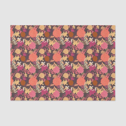 Floral achtergrond 2 tissuepapier (Voorkant)