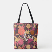 Floral achtergrond 2 tote bag (Achterkant)