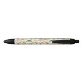 Floral achtergrond 2 zwarte inkt pen (Achterkant)