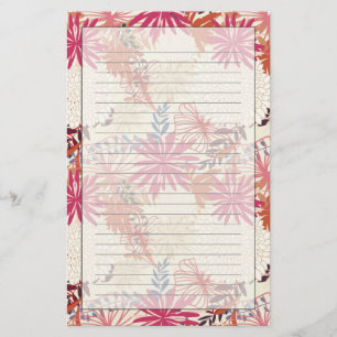 Floral achtergrond 3 briefpapier
