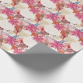 Floral achtergrond 3 cadeaupapier (Hoek)