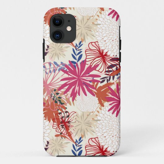Floral achtergrond 3 Case-Mate iPhone case (Achterkant)