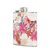 Floral achtergrond 3 heupfles (Links)