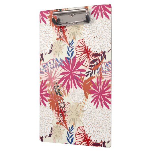 Floral achtergrond 3 klembord (Links)