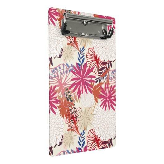 Floral achtergrond 3 mini klembord (Schuin)