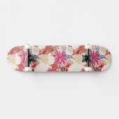 Floral achtergrond 3 skateboard (Horizontaal)