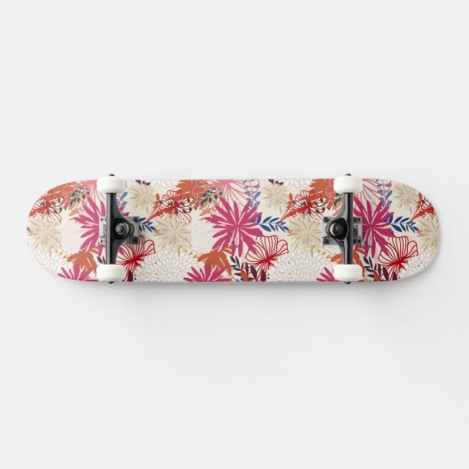 Floral achtergrond 3 skateboard (Horizontaal)