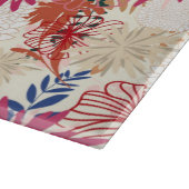 Floral achtergrond 3 snijplank (Hoek)