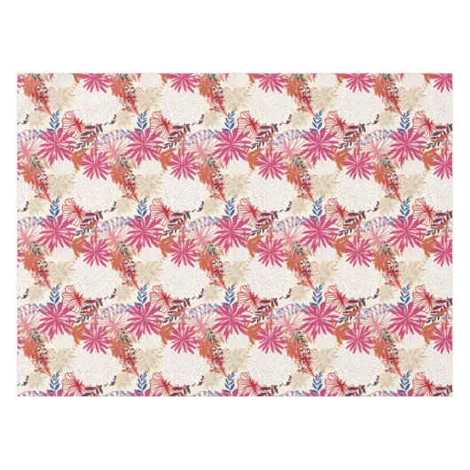 Floral achtergrond 3 tafelkleed (Voorkant (Horizontaal))