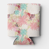 Floral achtergrond 4 blikjeskoeler (Voorkant)