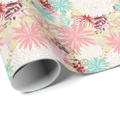 Floral achtergrond 4 cadeaupapier (Rol Hoek)