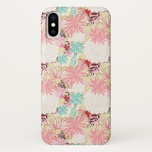 Floral achtergrond 4 Case-Mate iPhone case (Achterkant)