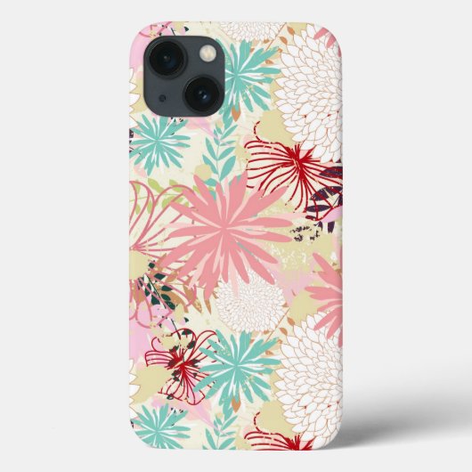 Floral achtergrond 4 Case-Mate iPhone case (Achterkant)