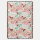 Floral achtergrond 4 deken (Voorkant Verticaal)