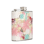 Floral achtergrond 4 heupfles (Rechts)