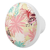 Floral achtergrond 4 keramische knop (Rechts)