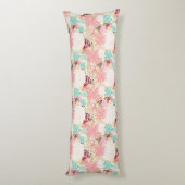 Floral achtergrond 4 lichaamskussen (Achterkant (Verticaal))