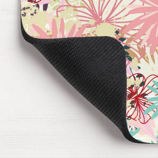 Floral achtergrond 4 muismat (Hoek)