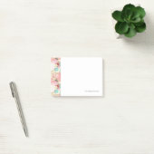 Floral achtergrond 4 post-it® notes (Kantoor)