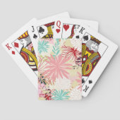 Floral achtergrond 4 speelkaarten (Achterkant)