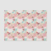 Floral achtergrond 4 tissuepapier (Voorkant)