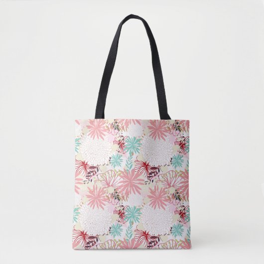 Floral achtergrond 4 tote bag (Voorkant)