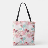 Floral achtergrond 4 tote bag (Achterkant)
