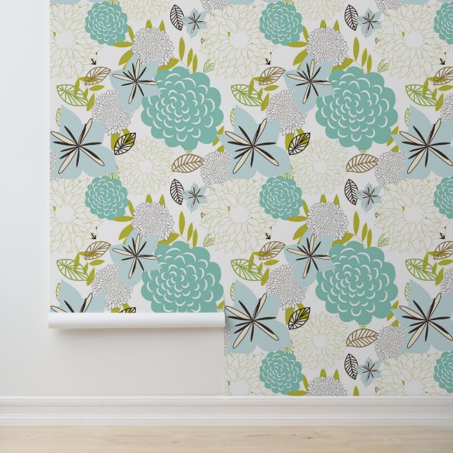 Floral achtergrond 5 behang (Applicatie)