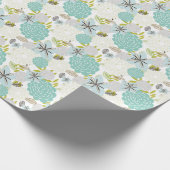 Floral achtergrond 5 cadeaupapier (Hoek)