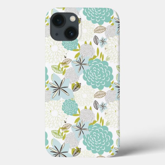 Floral achtergrond 5 Case-Mate iPhone case (Achterkant)