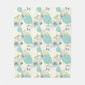Floral achtergrond 5 fleece deken (Voorkant)