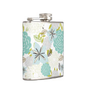 Floral achtergrond 5 heupfles (Rechts)